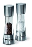 DKB P2J H59408G Cole & Mason Gourmet Precision-Juego de molinillos de Sal y Pimienta (190 mm), en Acero Inoxidable y Material acrílico, Metal, Gift Set
